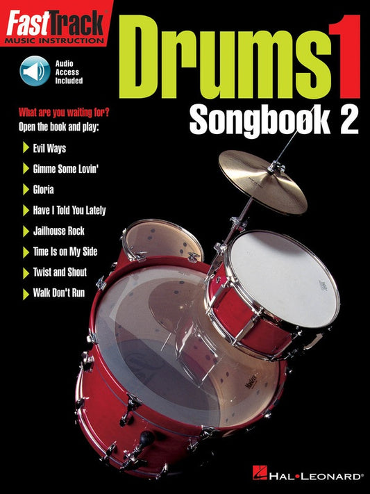 FASTTRACK DRUMS SONGBK 1 BK 2 BK/CD