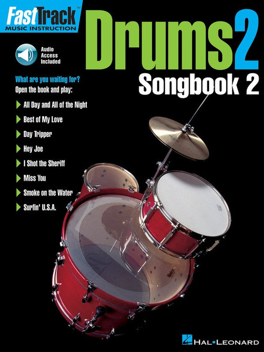 FASTTRACK DRUMS SONGBK 2 BK 2 BK/CD