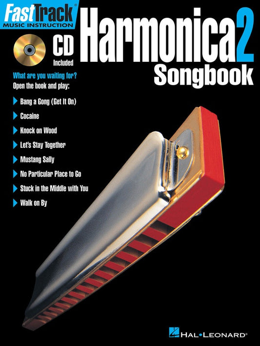 FASTTRACK HARMONICA SONGBOOK 2 BK/CD