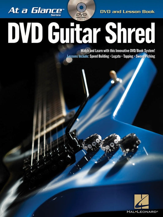 AT A GLANCE GUITAR SHRED BK/DVD