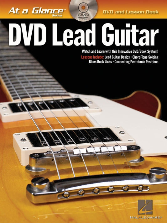 AT A GLANCE LEAD GUITAR BK/DVD