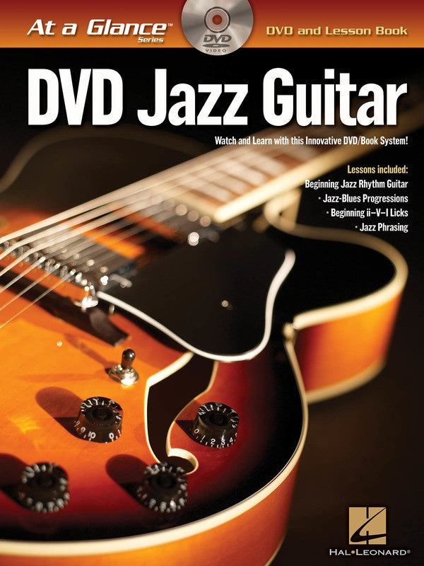 AT A GLANCE JAZZ GUITAR BK/DVD