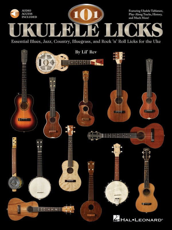 101 UKULELE LICKS BK/CD