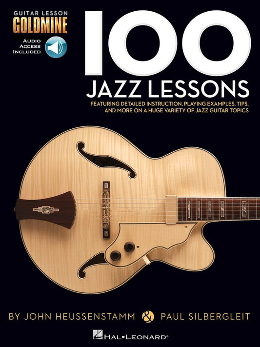 GOLDMINE 100 JAZZ GUITAR LESSONS BK/2CD