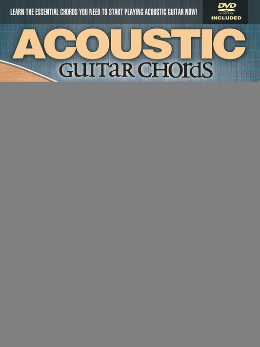 ACOUSTIC GUITAR CHORDS BK/DVD