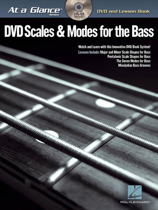 AT A GLANCE SCALES & MODES FOR BASS BK/DVD