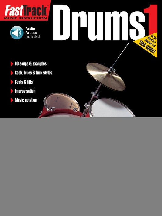 FASTTRACK DRUMS BK 1 BK/CD