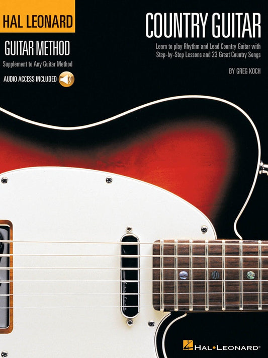 HL GUITAR METHOD COUNTRY GUITAR BK/CD