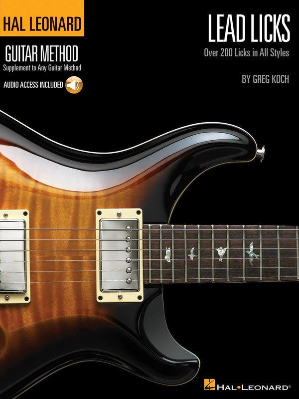 HL GUITAR METHOD LEAD LICKS BK/CD