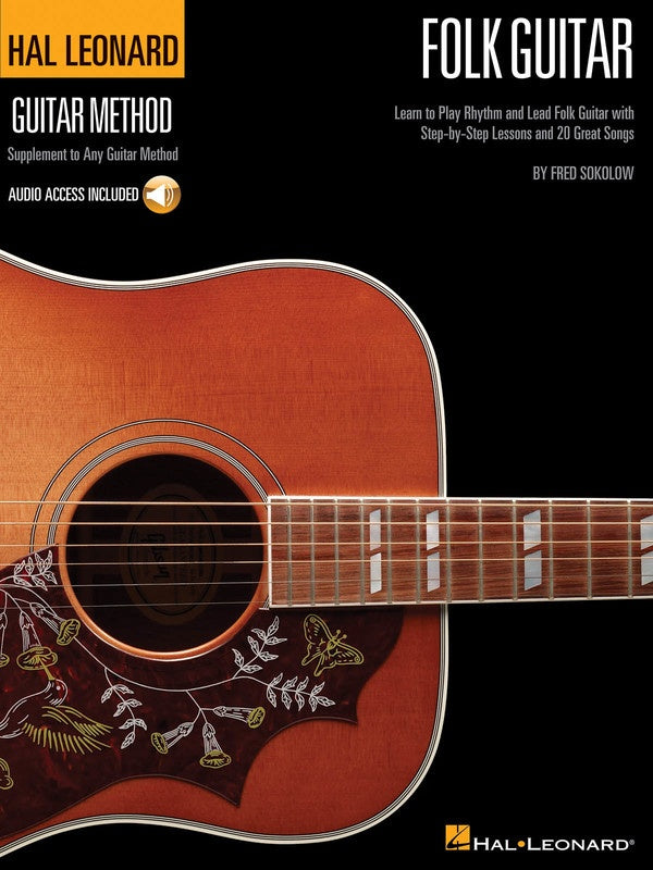 HL FOLK GUITAR METHOD BK/CD