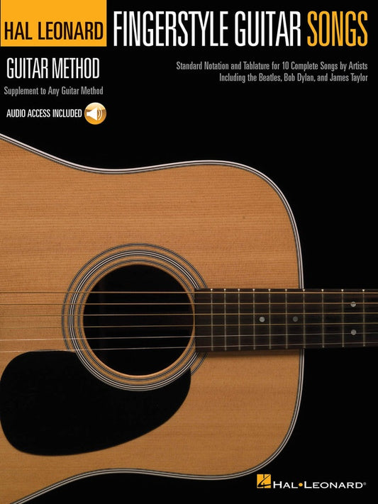 FINGERSTYLE GUITAR SONGS HLGM BK/OLA TAB