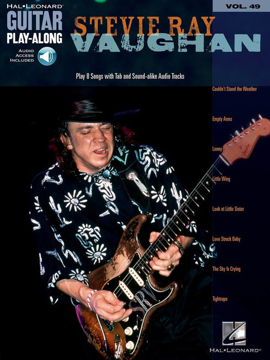 STEVIE RAY VAUGHAN GUITAR PLAY ALONG BK/CD BK 49