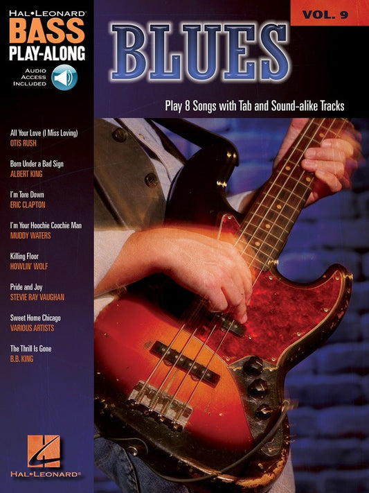 BLUES BASS PLAY ALONG BK 9 BK/CD