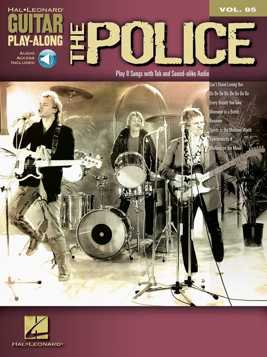 POLICE GUITAR PLAY ALONG V85 BK/CD