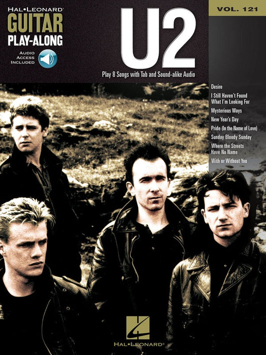 U2 GUITAR PLAY ALONG BK/CD V121