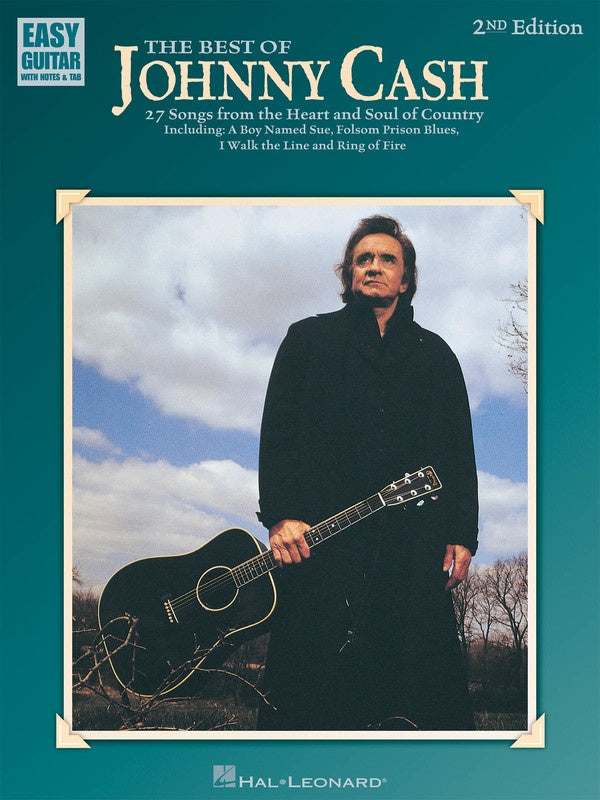 BEST OF JOHNNY CASH EASY GUITAR