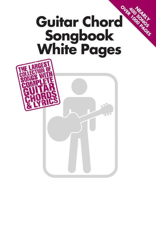 WHITE PAGES GUITAR CHORD SONGBOOK