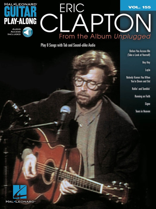 ERIC CLAPTON UNPLUGGED GUITAR PLAY ALONG V155