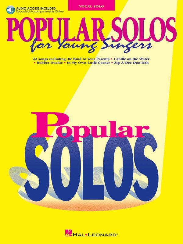 POPULAR SOLOS FOR YOUNG SINGERS BK/CD