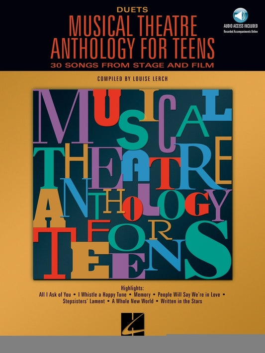 MUSICAL THEATRE ANTH TEENS DUETS BK/CD