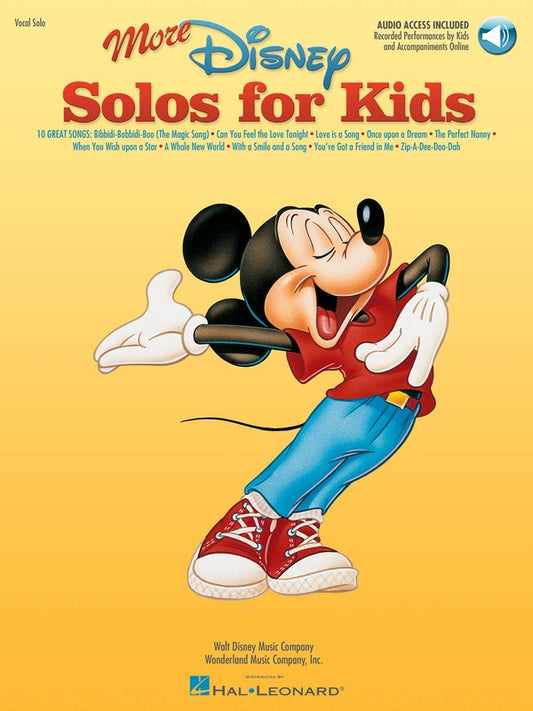 MORE DISNEY SOLOS FOR KIDS BK/CD