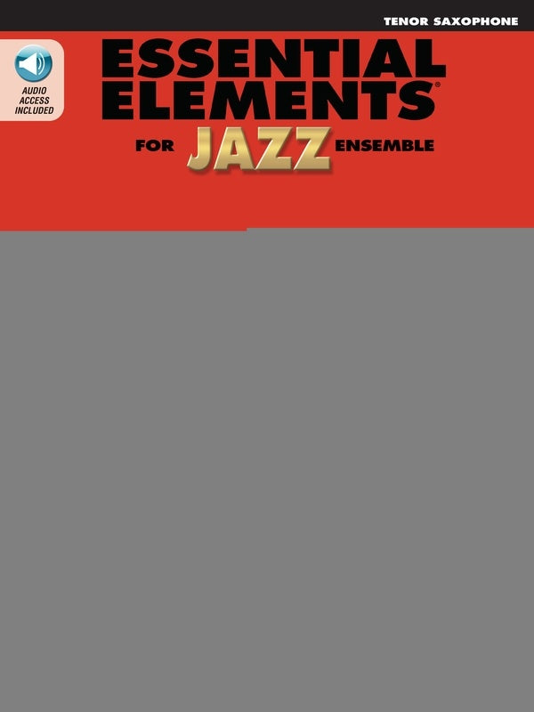 ESSENTIAL ELEMENTS JAZZ TENOR SAX BK/CD