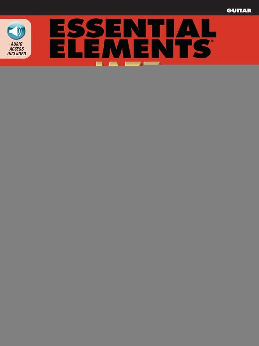 ESSENTIAL ELEMENTS JAZZ GUITAR BK/CD