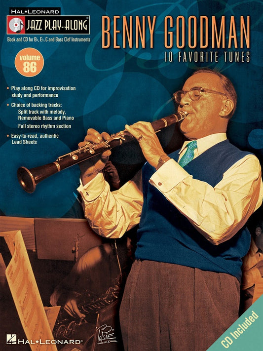 BENNY GOODMAN JAZZ PLAY ALONG BK/CD VOL 86