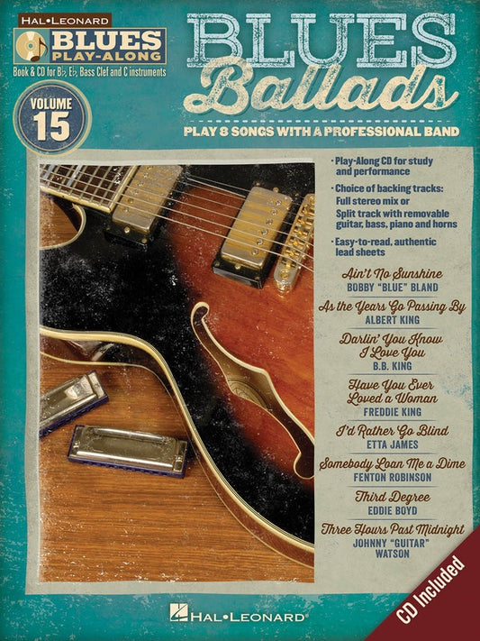 BLUES BALLADS BLUES PLAY ALONG V15 BK/CD