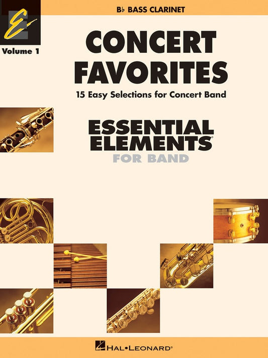 CONCERT FAVOURITES BK 1 BASS CLARINET