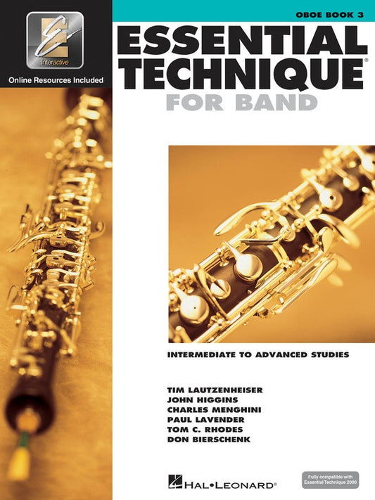 ESSENTIAL ELEMENTS 2000 BK 3 TECH OBOE BK/CD