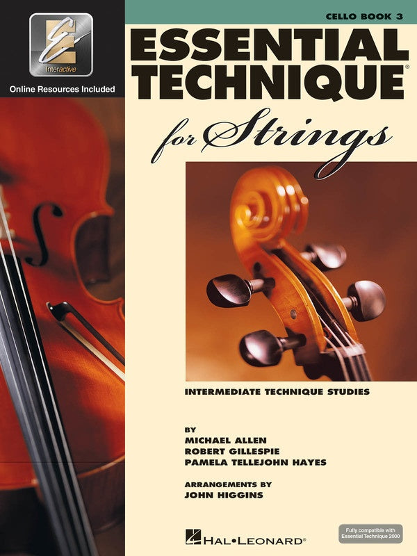 ESSENTIAL TECHNIQUE FOR STRINGS BK 3 CELLO EEI