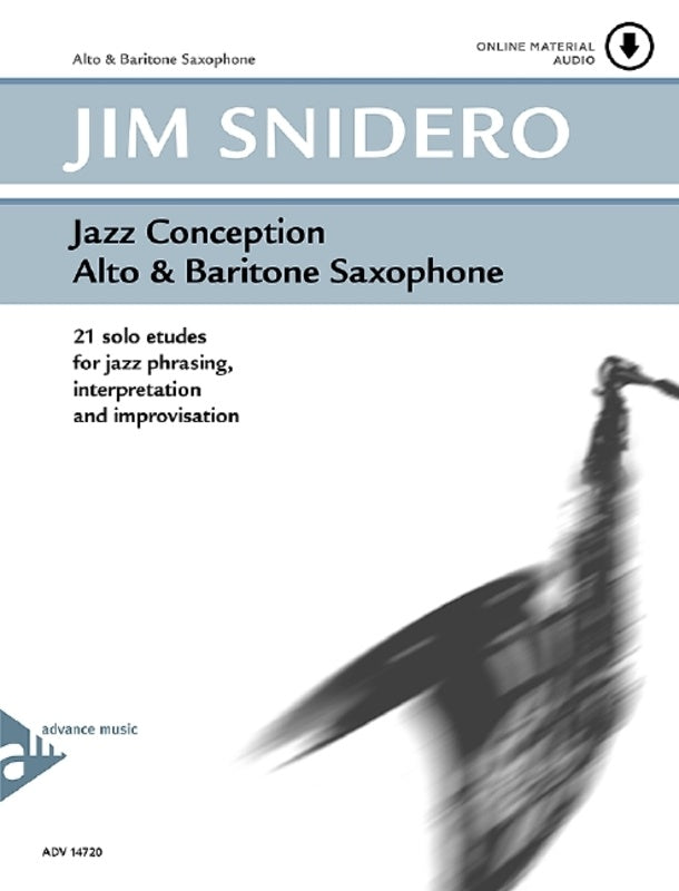 JAZZ CONCEPTION FOR ALTO BAR SAX BK/CD