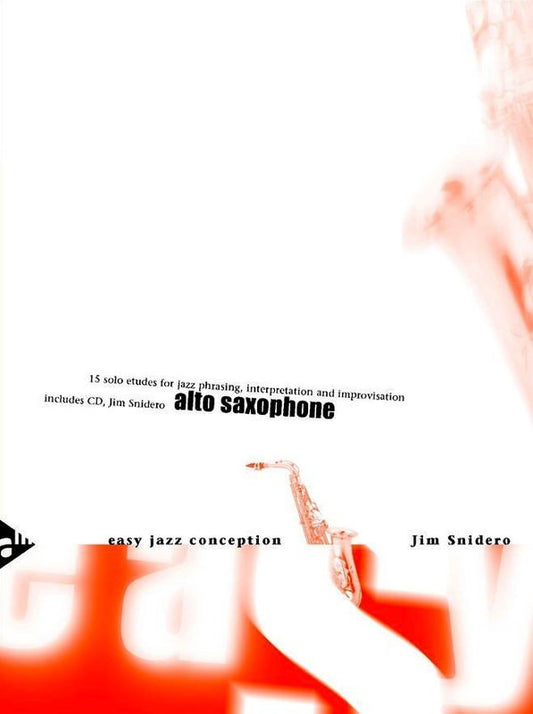 EASY JAZZ CONCEPTION ALTO SAX BK/CD