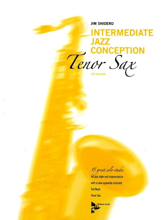 INTERMEDIATE JAZZ CONCEPTION TENOR SAX BK/CD