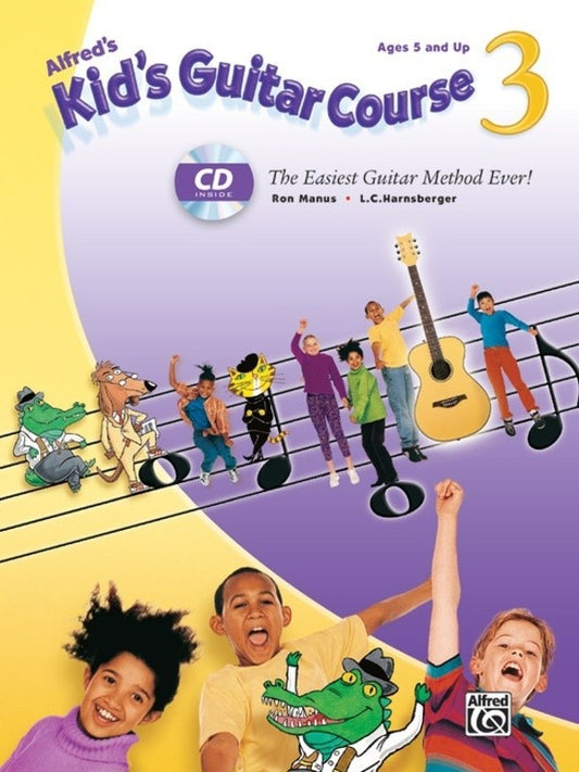 ALFREDS KIDS GUITAR COURSE 3 BK/OLA