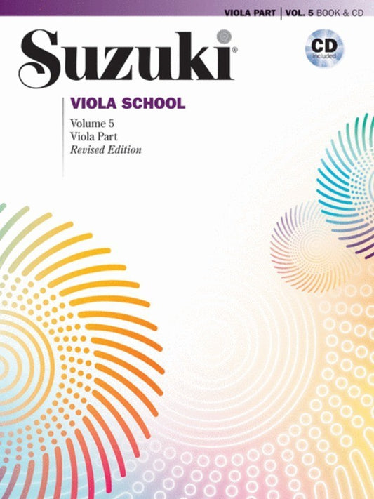 SUZUKI VIOLA SCHOOL VOL 5 VIOLA PART BK/CD