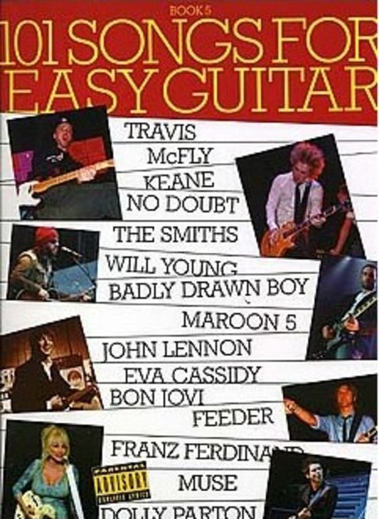 101 SONGS FOR EASY GUITAR BK 5