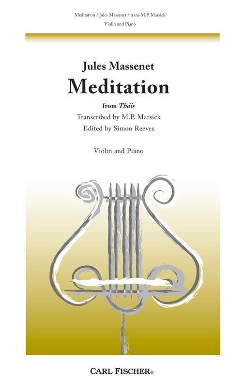 MEDITATION FROM THAIS ARR MARSICK VLN/PNO