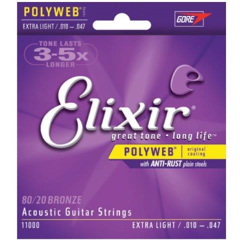 Elixir 11000 Polyweb 80/20  Extra Light 10 - 47