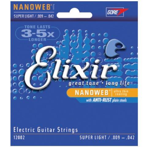 Elixir 12027 Nanoweb Electric  Custom Light 9-46