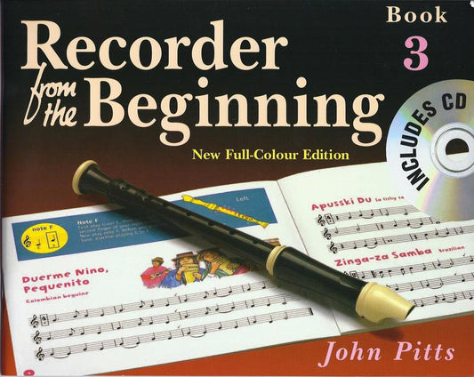 RECORDER BEGINNING PUPILS BK 3 BK/CD NEW ED