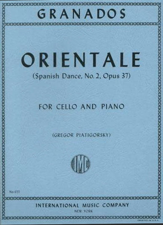 ORIENTALE ED PIATIGORSKY VC/PNO