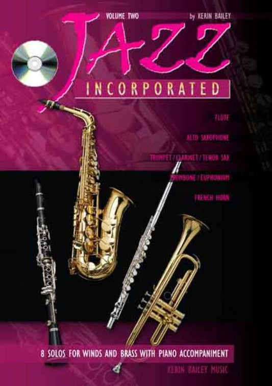 JAZZ INCORPORATED BK 2 BK/CD TPT/CLA/TEN SAX/PNO