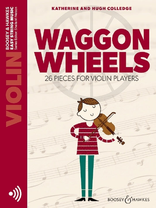 WAGGON WHEELS VIOLIN BK/OLA