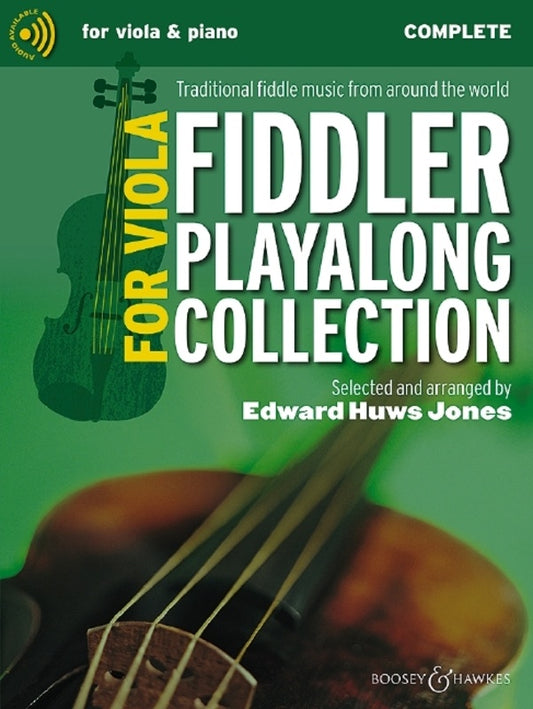 FIDDLER PLAYALONG COLLECTION FOR VIOLA COMPLETE BK/OLA