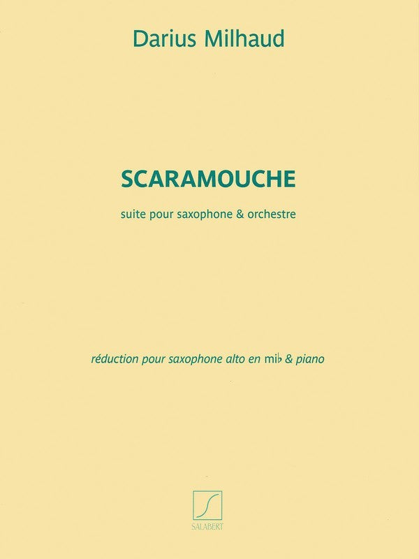 SCARAMOUCHE ALTO SAXOPHONE PIANO