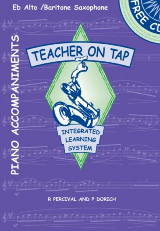 TEACHER ON TAP SAXOPHONE E FLAT BK 2 BK/CD